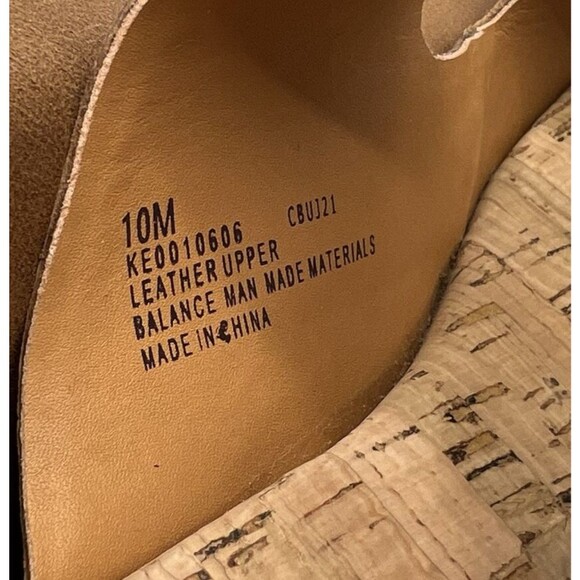 Kork Ease Womens Size 10M Saffron Leather Open Toe Slide Sandals Platform Wedge - Picture 12 of 13